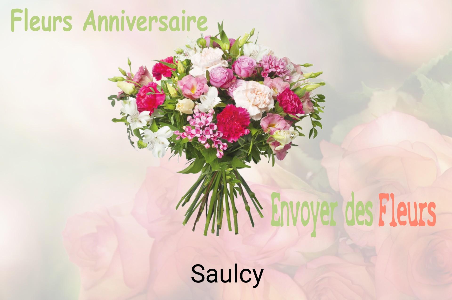 Bouquet de fleurs d’anniversaire livré à Saulcy